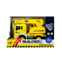 HKM-340947 Friction Powered 1:20 Engineering Truck Toy for Kids - Diecast Plastic Vehicle