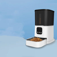HKM-341011 Automatic Pet Feeder with Real-time Voice and Video Monitoring, 3L Capacity, Wi-Fi Enabled