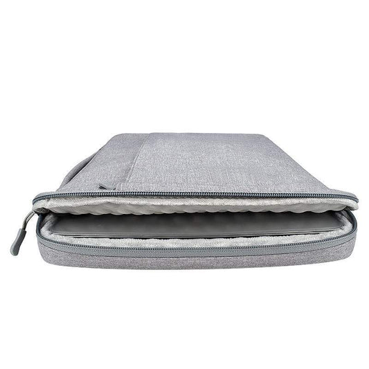 HKM-341011 Laptop Sleeve Shoulder Bag - Oxford Cloth Protective Cover for 15.4, 15.6, and 13.3 Inch Devices in Dark Gray, Hemp Gray, and Beauty Powder