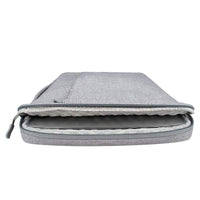 HKM-341011 Laptop Sleeve Shoulder Bag - Oxford Cloth Protective Cover for 15.4, 15.6, and 13.3 Inch Devices in Dark Gray, Hemp Gray, and Beauty Powder