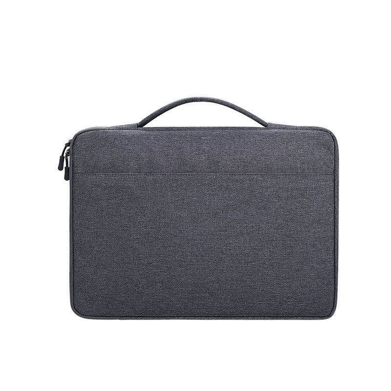 HKM-341011 Laptop Sleeve Shoulder Bag - Oxford Cloth Protective Cover for 15.4, 15.6, and 13.3 Inch Devices in Dark Gray, Hemp Gray, and Beauty Powder