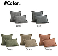HKM-341267 Living Room Cotton Waist Pillow in Solid Colors