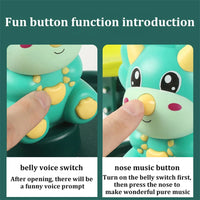 HKM-341715 Math Teaching Stack Balance Toy for Kids - Early Learning Dinosaurs Logic Game