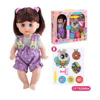 HKM-341779 28Cm Educational Musical Doll with Insect Colored Mud for Kids Ages 2-4