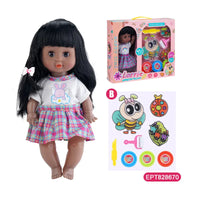 HKM-341779 28Cm Educational Musical Doll with Insect Colored Mud for Kids Ages 2-4