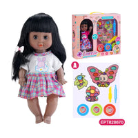 HKM-341779 28Cm Educational Musical Doll with Insect Colored Mud for Kids Ages 2-4