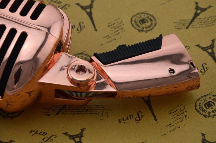 KTX-341843 Dynamic All-Metal Karaoke Microphone with Heart-Shaped Pick-up Pattern - Gold, Silver, Rose Gold