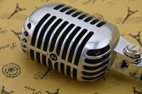 HKM-341843 Dynamic All-Metal Karaoke Microphone with Heart-Shaped Pick-up Pattern - Gold, Silver, Rose Gold