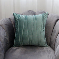 HKM-341971 Modern Plush Solid Color Cushion Cover for Sofa, Office, and Bed - 45x45cm