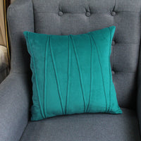HKM-341971 Modern Plush Solid Color Cushion Cover for Sofa, Office, and Bed - 45x45cm