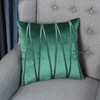 HKM-341971 Modern Plush Solid Color Cushion Cover for Sofa, Office, and Bed - 45x45cm