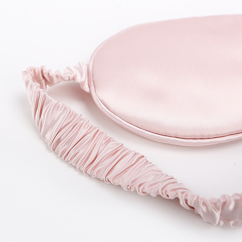 HKM-341971 Silk Eye Mask Gift Set with Pillowcase and Scrunchie - Breathable, Hypoallergenic, Anti-Aging
