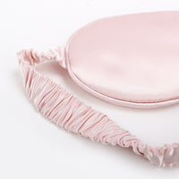 HKM-341971 Silk Eye Mask Gift Set with Pillowcase and Scrunchie - Breathable, Hypoallergenic, Anti-Aging