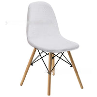 HKM-342035 Long Plaid Jacquard Chair Cover in Modern Geometric Design - Multiple Colors Available