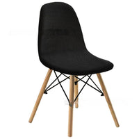 HKM-342035 Long Plaid Jacquard Chair Cover in Modern Geometric Design - Multiple Colors Available