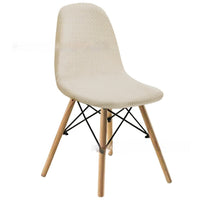 HKM-342035 Long Plaid Jacquard Chair Cover in Modern Geometric Design - Multiple Colors Available