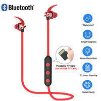 HKM-342035 Wireless Bluetooth Sports Stereo Headset with Magnetic Design and Multi-Point Connectivity