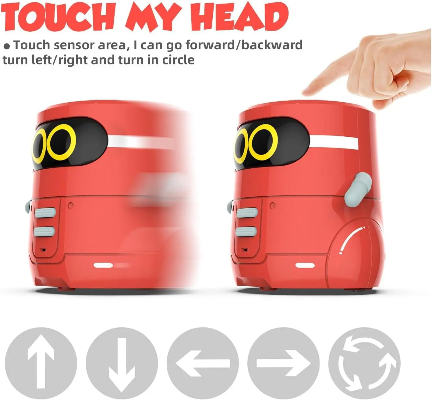 HKM-342099 Interactive Smart Learning Robot Toy for Kids - Light & Sound Educational Features