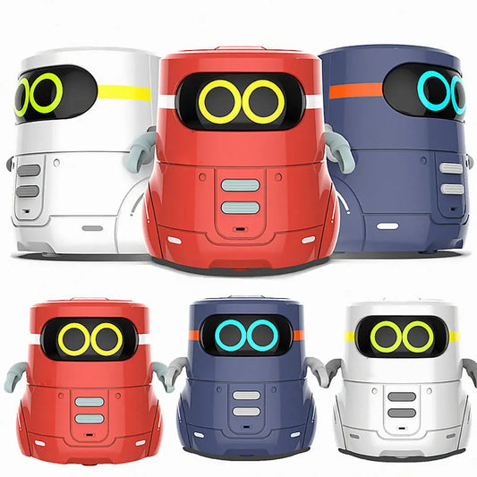 Interactive Smart Learning Robot Toy for Kids - Light & Sound Educational Features