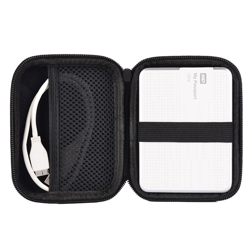 HKM-342163 EVA Waterproof Earphone Collection Box for Hard Drives and Accessories
