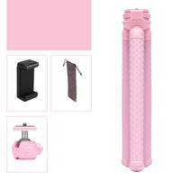 HKM-342355 Adjustable Tripod with Mobile Phone Clip for iPhone Models – Available in Pink, Blue, Black