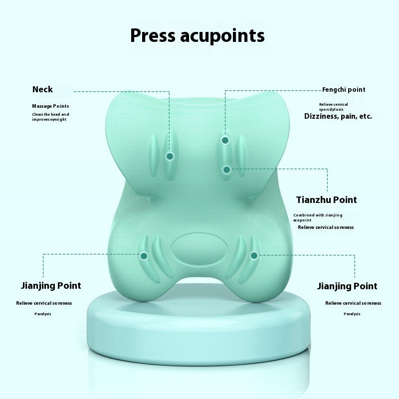 HKM-342419 Cervical Neck Support Massage Pillow for Head and Neck Relief