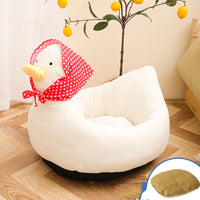 HKM-342419 Cozy Cat Nest with High Resilience Cloud Cotton Filling - Available in Duck and Whale Designs