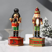 HKM-342419 European Style Painted Doll Music Box - Hemu, 15x13x36cm, Perfect for Christmas Decor