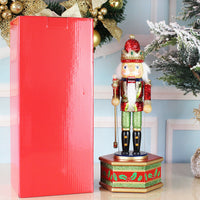 HKM-342419 European Style Painted Doll Music Box - Hemu, 15x13x36cm, Perfect for Christmas Decor