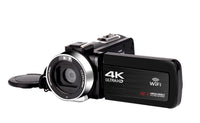 HKM-342867 4K Video Camera with 3.0 Inch Touch Screen, WiFi Remote Control, and 18x Digital Zoom