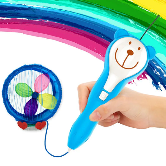 HKM-342867 Wireless 3D Drawing Pen for Kids with Low Temperature PCL Filament, Ideal for Creative Projects