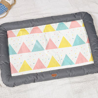 HKM-343059 Pet Mat for Cats and Dogs - Soft Cloth Litter Pad in Gray, Pink, and Blue