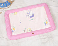 HKM-343059 Pet Mat for Cats and Dogs - Soft Cloth Litter Pad in Gray, Pink, and Blue