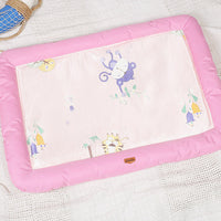 HKM-343059 Pet Mat for Cats and Dogs - Soft Cloth Litter Pad in Gray, Pink, and Blue