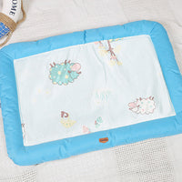 HKM-343059 Pet Mat for Cats and Dogs - Soft Cloth Litter Pad in Gray, Pink, and Blue