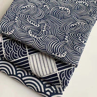 HKM-343123 Handmade Storm Linen Printed Tablecloth for Home Décor and Crafts