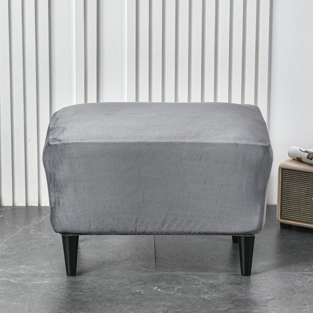 HKM-343187 Plush Silver Fox Velvet Chair Cover 40X60cm in Multiple Colors