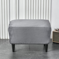 HKM-343187 Plush Silver Fox Velvet Chair Cover 40X60cm in Multiple Colors