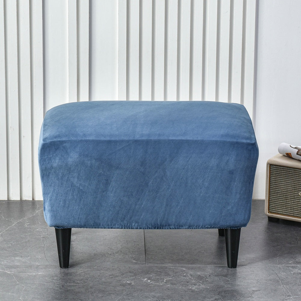 HKM-343187 Plush Silver Fox Velvet Chair Cover 40X60cm in Multiple Colors
