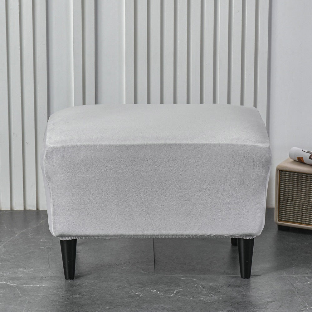 HKM-343187 Plush Silver Fox Velvet Chair Cover 40X60cm in Multiple Colors