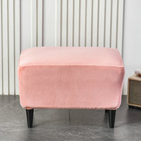 HKM-343187 Plush Silver Fox Velvet Chair Cover 40X60cm in Multiple Colors