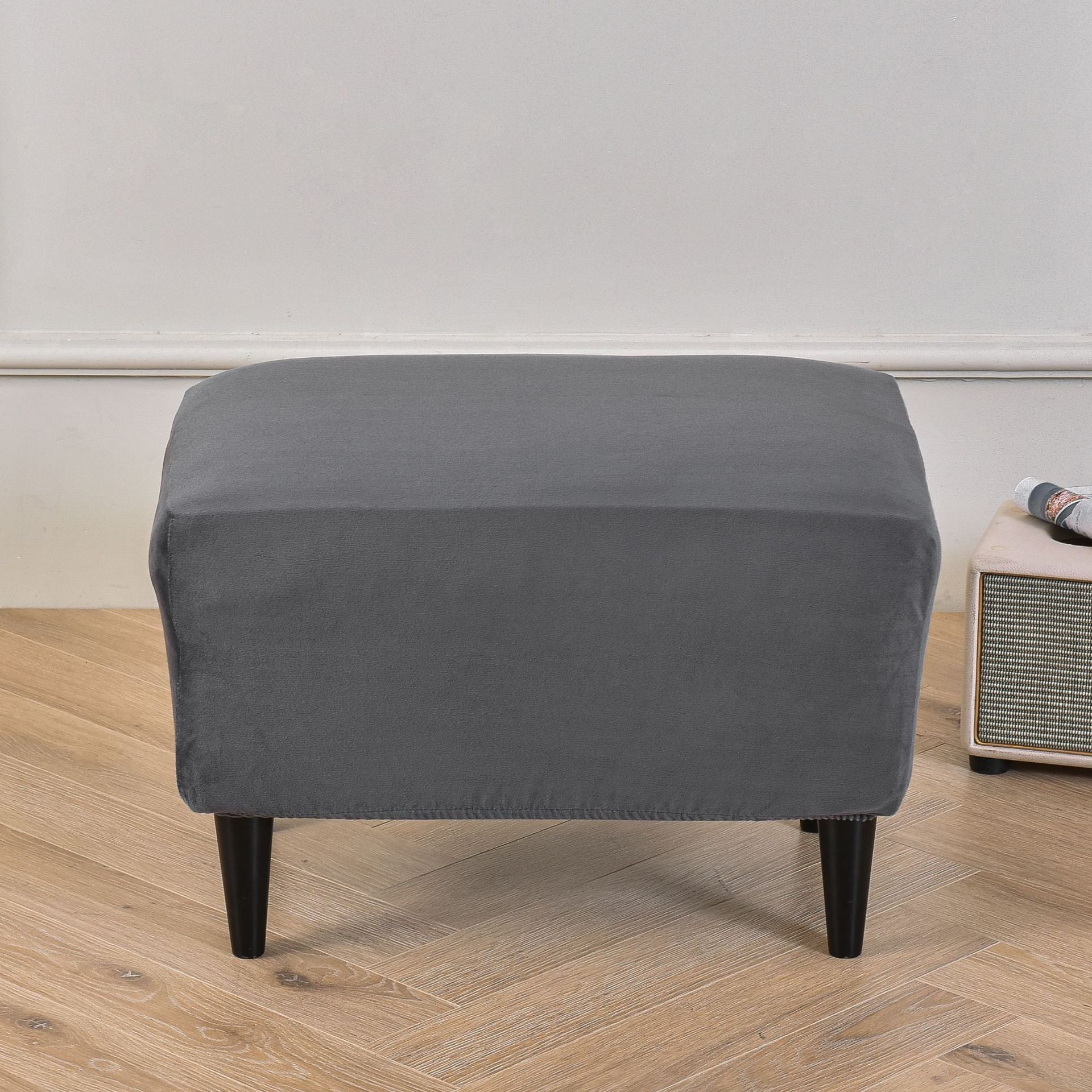 HKM-343187 Plush Silver Fox Velvet Chair Cover 40X60cm in Multiple Colors