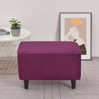 HKM-343187 Plush Silver Fox Velvet Chair Cover 40X60cm in Multiple Colors