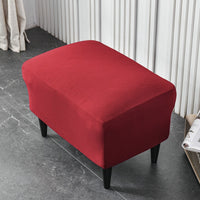 HKM-343187 Plush Silver Fox Velvet Chair Cover 40X60cm in Multiple Colors