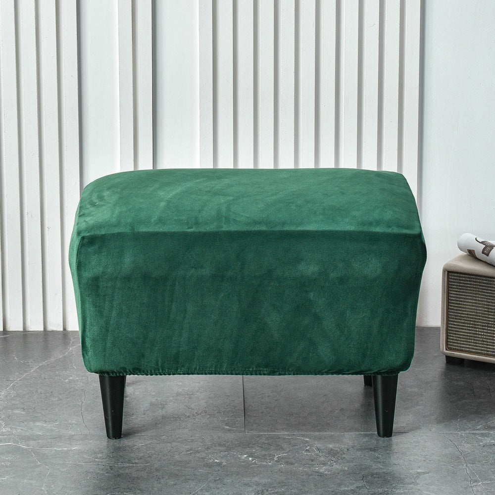 HKM-343187 Plush Silver Fox Velvet Chair Cover 40X60cm in Multiple Colors