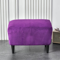 HKM-343187 Plush Silver Fox Velvet Chair Cover 40X60cm in Multiple Colors