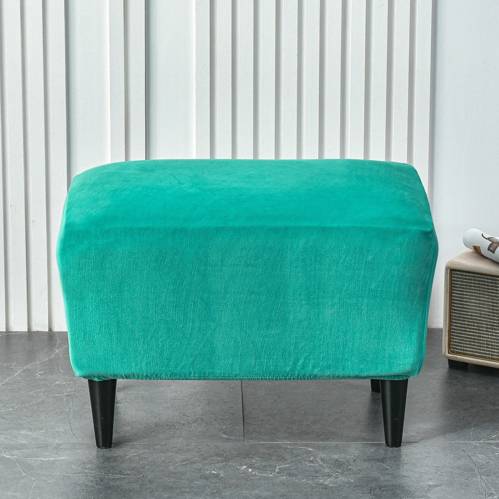 HKM-343187 Plush Silver Fox Velvet Chair Cover 40X60cm in Multiple Colors