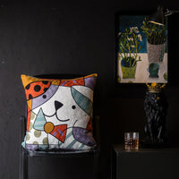HKM-343251 Geometric Abstraction Cotton Pillowcase - European Style Cushion Cover