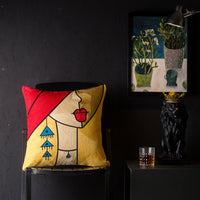 HKM-343251 Geometric Abstraction Cotton Pillowcase - European Style Cushion Cover