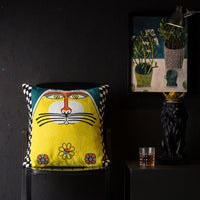 HKM-343251 Geometric Abstraction Cotton Pillowcase - European Style Cushion Cover